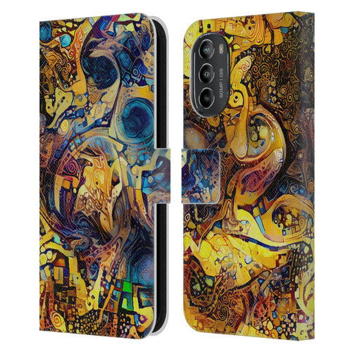 Cosmo18 Jupiter Fantasy Divine Leather Book Wallet Case Cover For Motorola Moto G82 5G