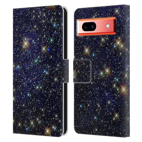 Cosmo18 Space 2 Standout Leather Book Wallet Case Cover For Google Pixel 7a