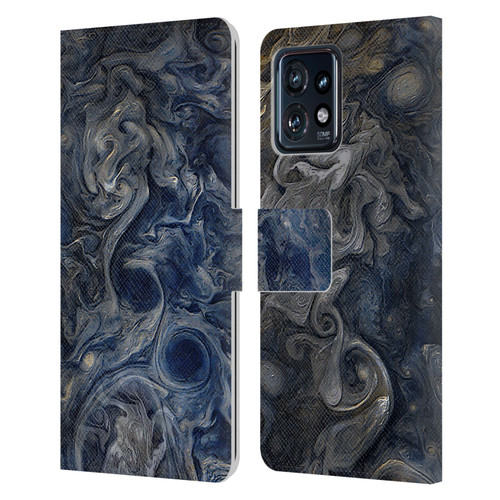 Cosmo18 Space 2 Blues Leather Book Wallet Case Cover For Motorola Moto Edge 40 Pro