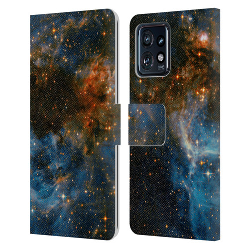 Cosmo18 Space 2 Galaxy Leather Book Wallet Case Cover For Motorola Moto Edge 40 Pro