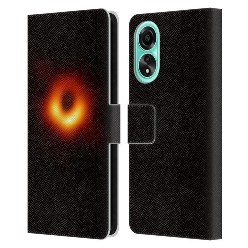 Cosmo18 Space 2 Black Hole Leather Book Wallet Case Cover For OPPO A78 4G