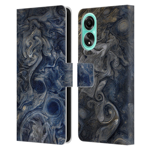 Cosmo18 Space 2 Blues Leather Book Wallet Case Cover For OPPO A78 4G