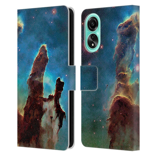 Cosmo18 Space 2 Nebula's Pillars Leather Book Wallet Case Cover For OPPO A78 4G