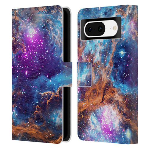 Cosmo18 Space Lobster Nebula Leather Book Wallet Case Cover For Google Pixel 8