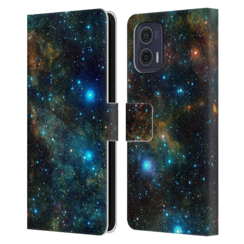 Cosmo18 Space Star Formation Leather Book Wallet Case Cover For Motorola Moto G73 5G