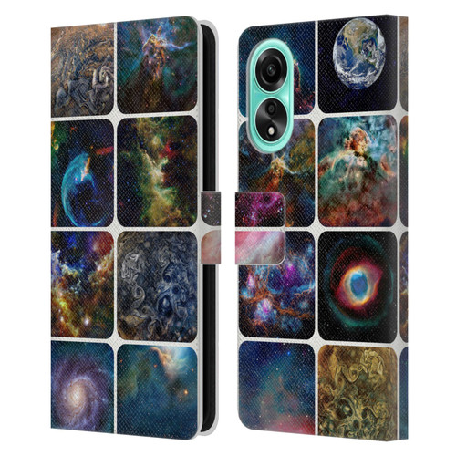 Cosmo18 Space The Amazing Universe Leather Book Wallet Case Cover For OPPO A78 4G