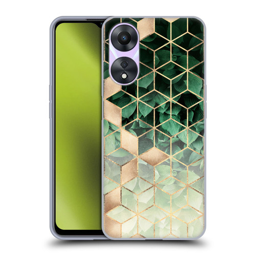 Elisabeth Fredriksson Sparkles Leaves And Cubes Soft Gel Case for OPPO A78 5G