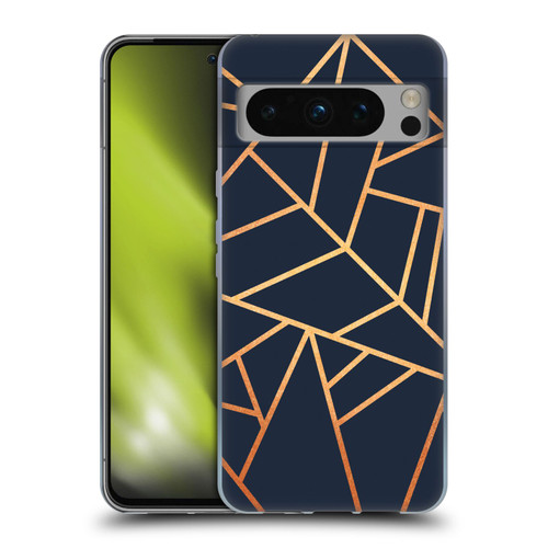 Elisabeth Fredriksson Stone Collection Copper And Midnight Navy Soft Gel Case for Google Pixel 8 Pro