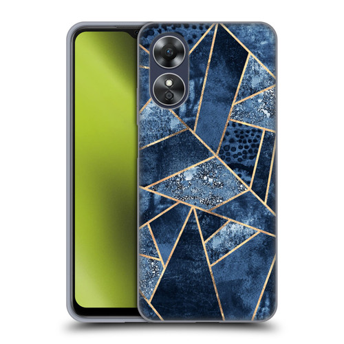 Elisabeth Fredriksson Stone Collection Blue Soft Gel Case for OPPO A17