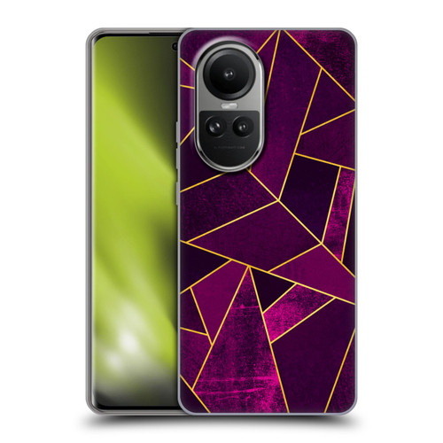 Elisabeth Fredriksson Stone Collection Purple Soft Gel Case for OPPO Reno10 5G / Reno10 Pro 5G