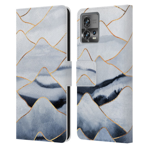 Elisabeth Fredriksson Sparkles Mountains Leather Book Wallet Case Cover For Motorola Moto Edge 30 Fusion