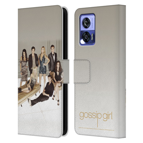 Gossip Girl Graphics Poster Leather Book Wallet Case Cover For Motorola Edge 30 Neo 5G