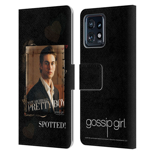 Gossip Girl Graphics Nate Leather Book Wallet Case Cover For Motorola Moto Edge 40 Pro