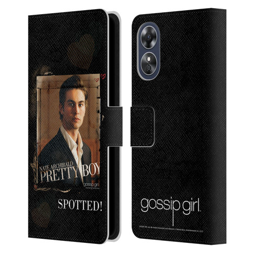 Gossip Girl Graphics Nate Leather Book Wallet Case Cover For OPPO A17