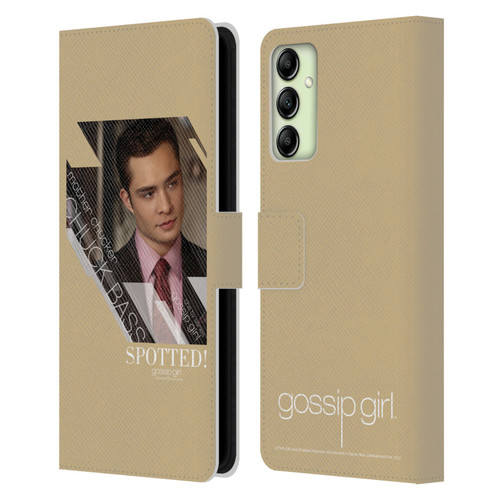 Gossip Girl Graphics Chuck Leather Book Wallet Case Cover For Samsung Galaxy A14 5G