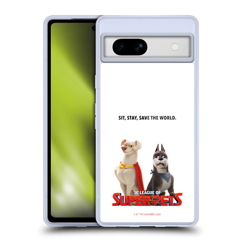 DC League Of Super Pets Graphics Characters 1 Soft Gel Case for Google Pixel 7a