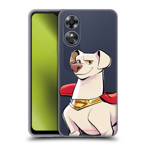 DC League Of Super Pets Graphics Krypto Soft Gel Case for OPPO A17