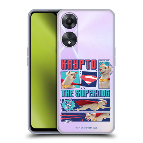 DC League Of Super Pets Graphics Krypto The Superdog Soft Gel Case for OPPO A78 5G
