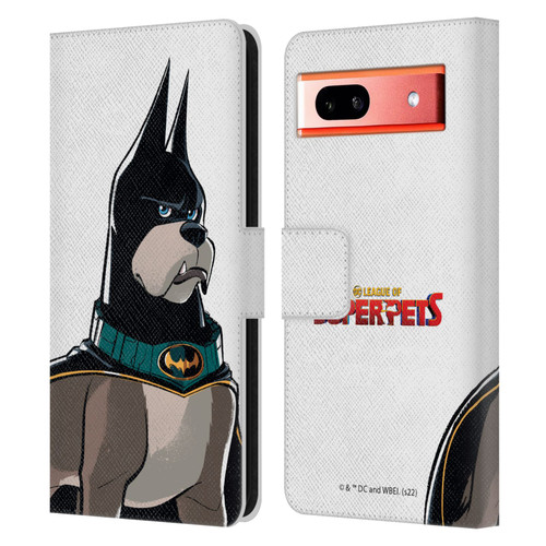 DC League Of Super Pets Graphics Ace Leather Book Wallet Case Cover For Google Pixel 7a