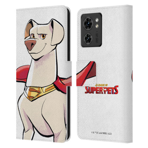 DC League Of Super Pets Graphics Krypto Leather Book Wallet Case Cover For Motorola Moto Edge 40