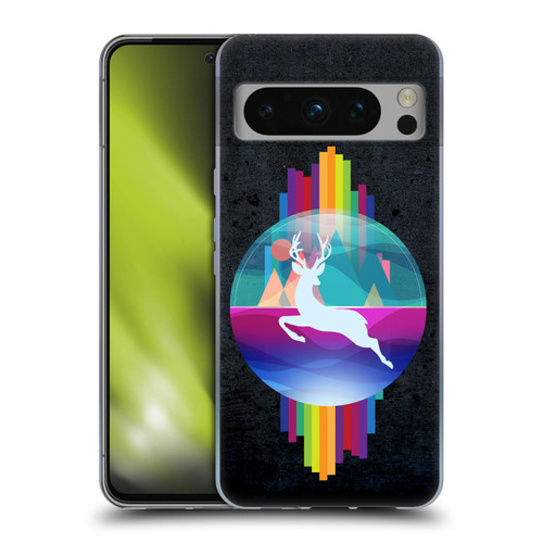 Dave Loblaw Contemporary Art Deer In Dome Soft Gel Case for Google Pixel 8 Pro