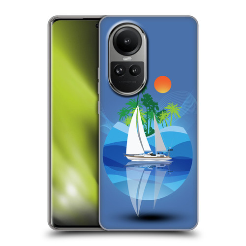 Dave Loblaw Contemporary Art Tropical Waters Soft Gel Case for OPPO Reno10 5G / Reno10 Pro 5G