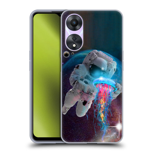 Dave Loblaw Jellyfish Astronaut And Jellyfish Soft Gel Case for OPPO A78 5G