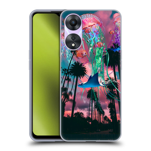 Dave Loblaw Jellyfish California Dreamin Jellyfish Soft Gel Case for OPPO A78 4G