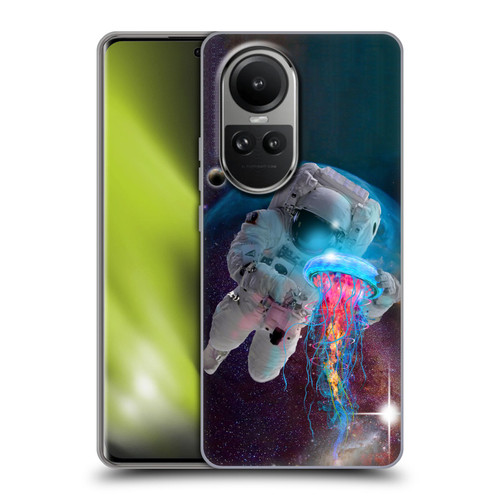 Dave Loblaw Jellyfish Astronaut And Jellyfish Soft Gel Case for OPPO Reno10 5G / Reno10 Pro 5G