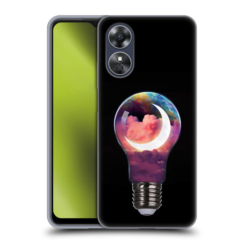 Dave Loblaw Sci-Fi And Surreal Light Bulb Moon Soft Gel Case for OPPO A17