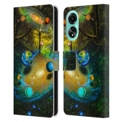 Dave Loblaw Sci-Fi And Surreal Universal Forest Leather Book Wallet Case Cover For OPPO A78 4G