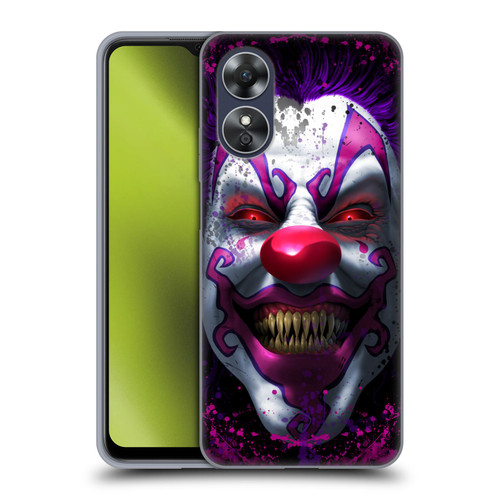 Tom Wood Horror Keep Smiling Clown Soft Gel Case for OPPO A17