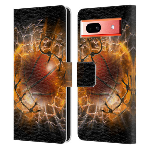 Tom Wood Monsters Blast Radius Leather Book Wallet Case Cover For Google Pixel 7a