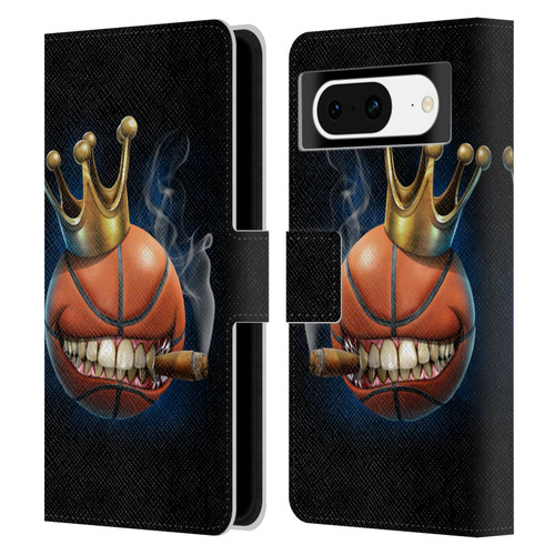 Tom Wood Monsters King Of Basketball Leather Book Wallet Case Cover For Google Pixel 8