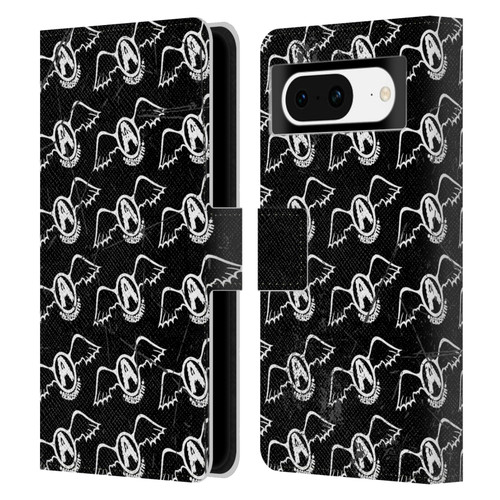 Aerosmith Classics Logo Pattern Leather Book Wallet Case Cover For Google Pixel 8