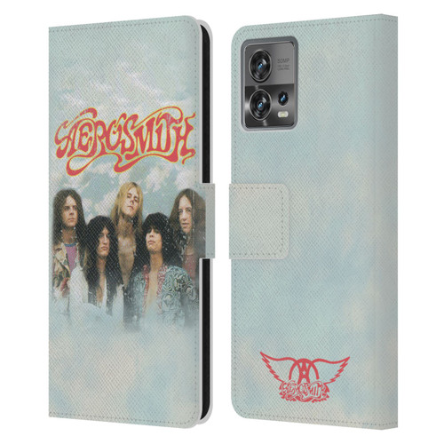 Aerosmith Classics Logo Decal Leather Book Wallet Case Cover For Motorola Moto Edge 30 Fusion