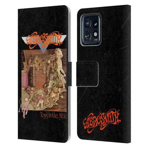 Aerosmith Classics Toys In The Attic Leather Book Wallet Case Cover For Motorola Moto Edge 40 Pro