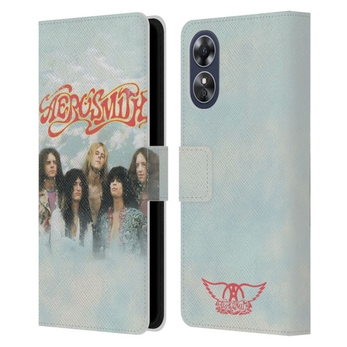 Aerosmith Classics Logo Decal Leather Book Wallet Case Cover For OPPO A17