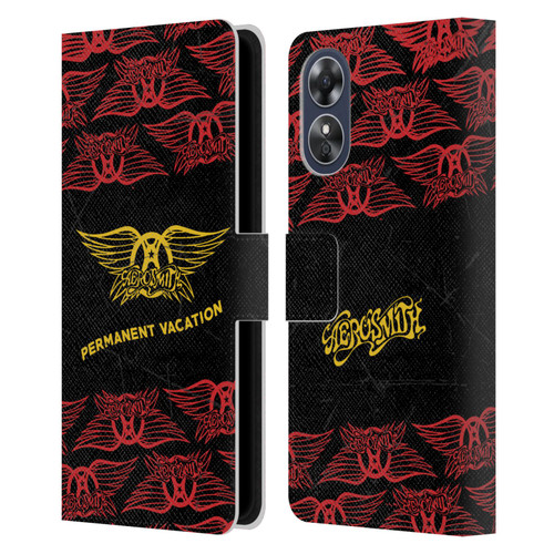 Aerosmith Classics Permanent Vacation Leather Book Wallet Case Cover For OPPO A17