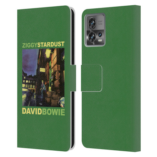 David Bowie Album Art Ziggy Stardust Leather Book Wallet Case Cover For Motorola Moto Edge 30 Fusion