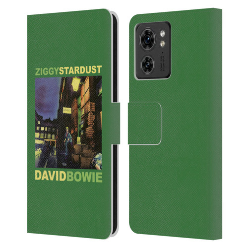 David Bowie Album Art Ziggy Stardust Leather Book Wallet Case Cover For Motorola Moto Edge 40