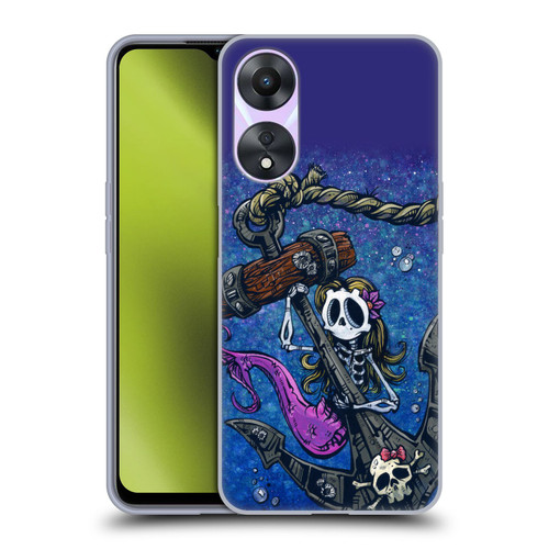 David Lozeau Colourful Grunge Mermaid Anchor Soft Gel Case for OPPO A78 5G