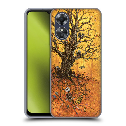David Lozeau Colourful Art Tree Of Life Soft Gel Case for OPPO A17