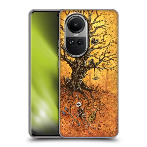 David Lozeau Colourful Art Tree Of Life Soft Gel Case for OPPO Reno10 5G / Reno10 Pro 5G
