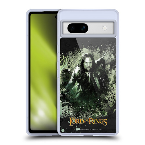 The Lord Of The Rings The Fellowship Of The Ring Character Art Aragorn Soft Gel Case for Google Pixel 7a