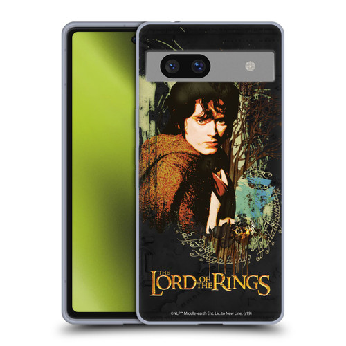 The Lord Of The Rings The Fellowship Of The Ring Character Art Frodo Soft Gel Case for Google Pixel 7a