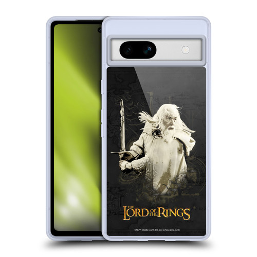The Lord Of The Rings The Fellowship Of The Ring Character Art Gandalf Soft Gel Case for Google Pixel 7a