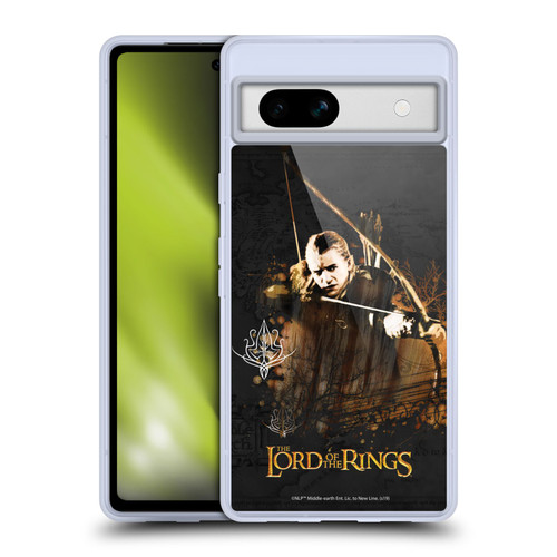The Lord Of The Rings The Fellowship Of The Ring Character Art Legolas Soft Gel Case for Google Pixel 7a