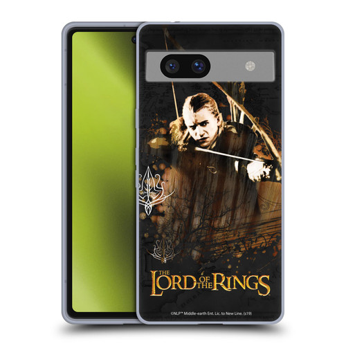 The Lord Of The Rings The Fellowship Of The Ring Character Art Legolas Soft Gel Case for Google Pixel 7a