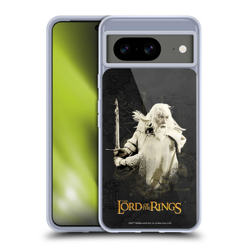 The Lord Of The Rings The Fellowship Of The Ring Character Art Gandalf Soft Gel Case for Google Pixel 8